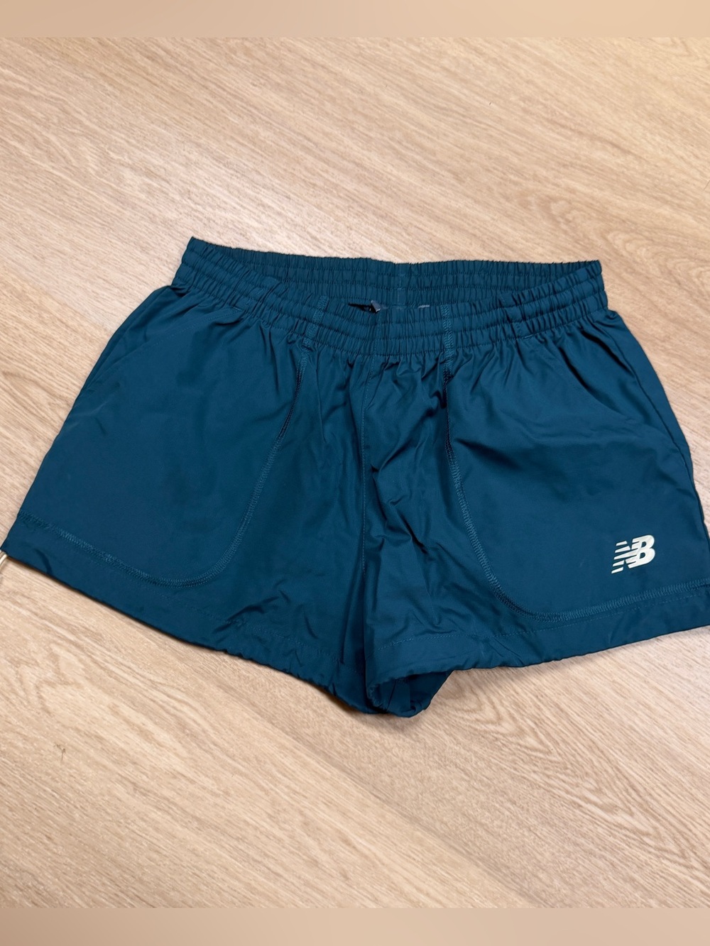 New Balance Teal Athletic Running Shorts